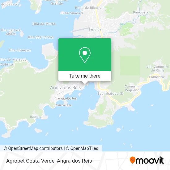 Agropet Costa Verde map