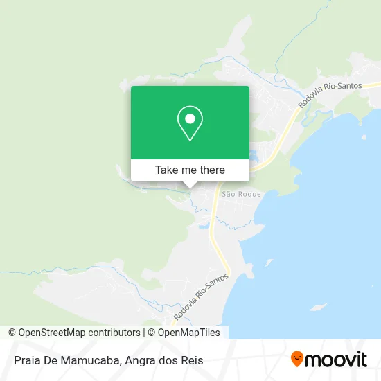 Praia De Mamucaba map