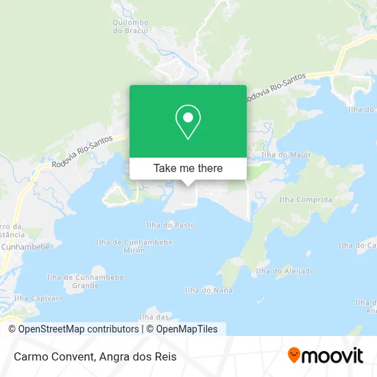 Carmo Convent map