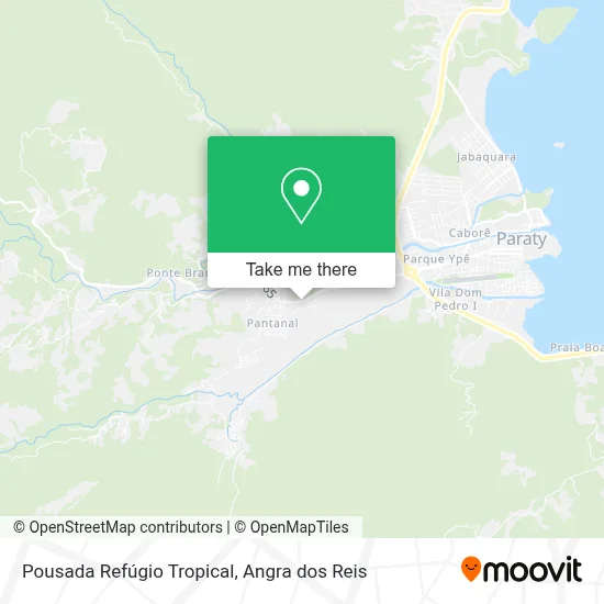 Pousada Refúgio Tropical map