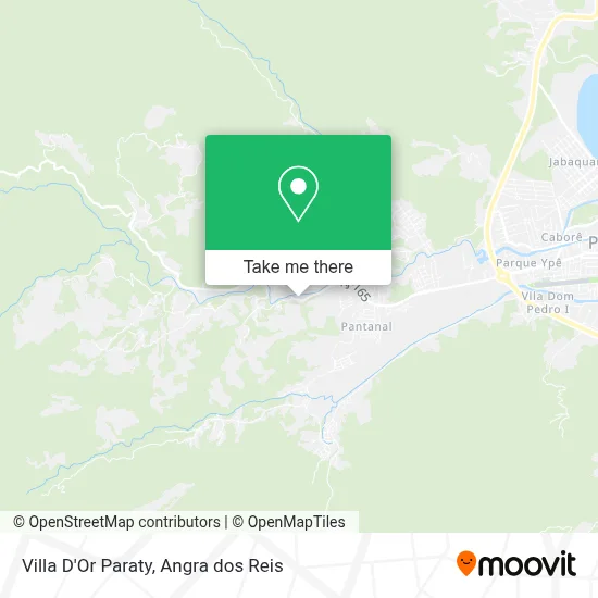 Villa D'Or Paraty map