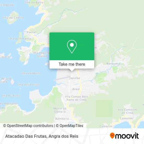 Atacadao Das Frutas map