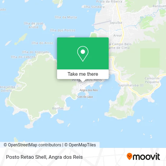 Posto Retao Shell map
