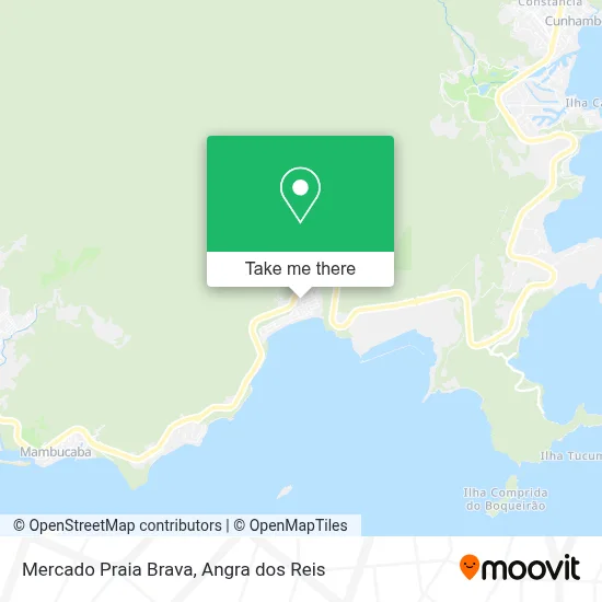 Mercado Praia Brava map
