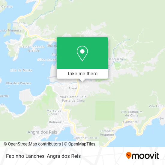Fabinho Lanches map