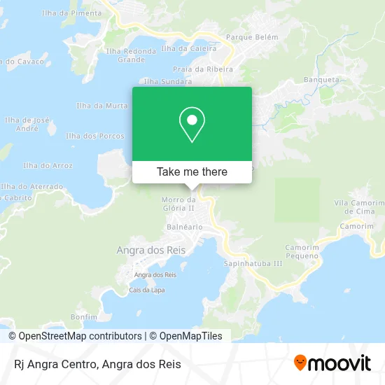 Rj Angra Centro map