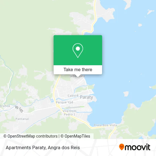 Apartments Paraty map