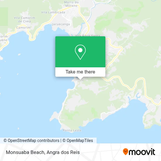 Monsuaba Beach map
