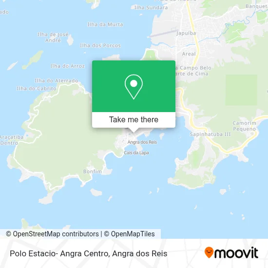 Polo Estacio- Angra Centro map