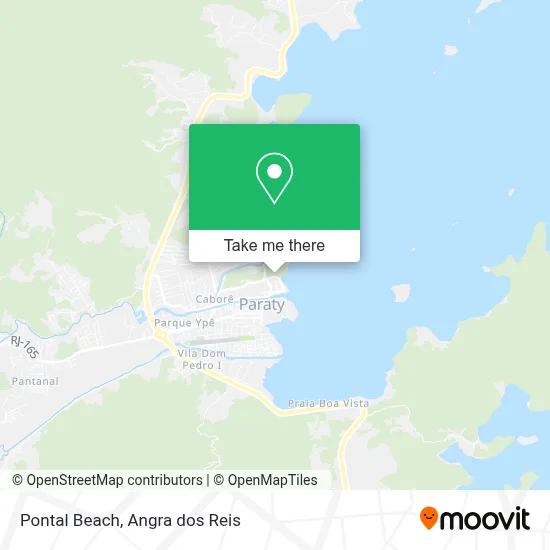 Pontal Beach map