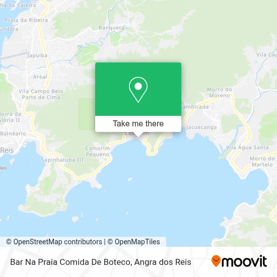 Bar Na Praia Comida De Boteco map