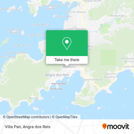 Villa Pan map
