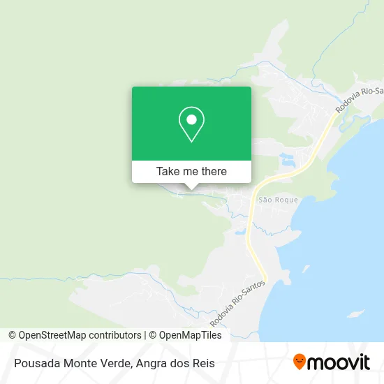Pousada Monte Verde map