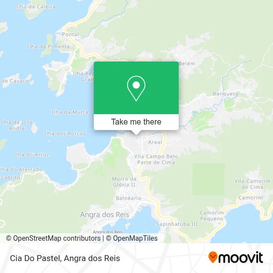 Cia Do Pastel map