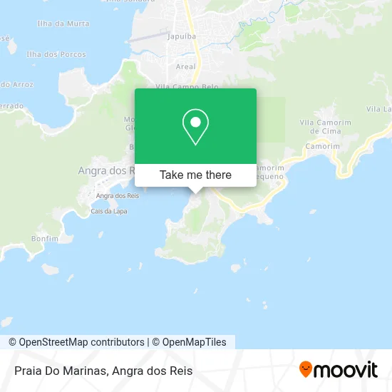 Praia Do Marinas map
