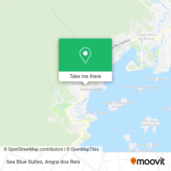 Sea Blue Suites map