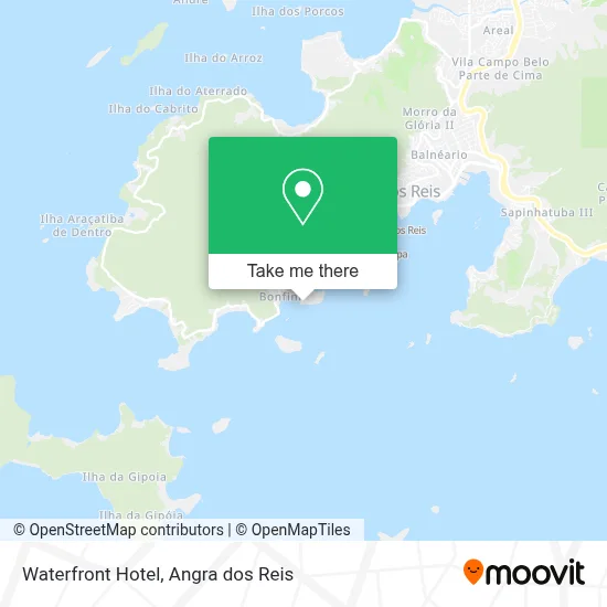 Waterfront Hotel map