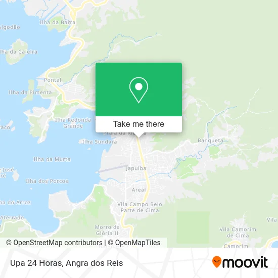 Upa 24 Horas map