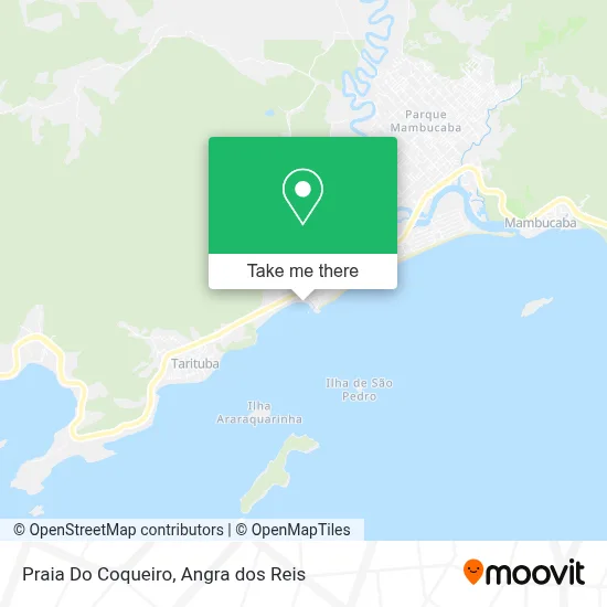 Praia Do Coqueiro map