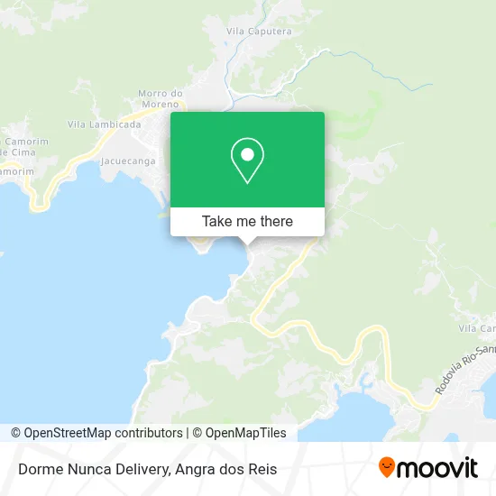 Dorme Nunca Delivery map
