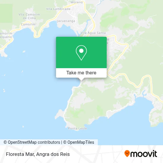 Floresta Mar map