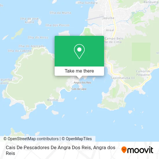 Cais De Pescadores De Angra Dos Reis map