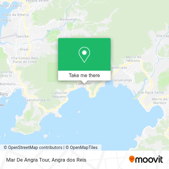 Mar De Angra Tour map