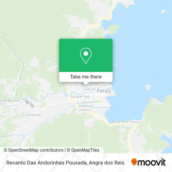 Recanto Das Andorinhas Pousada map