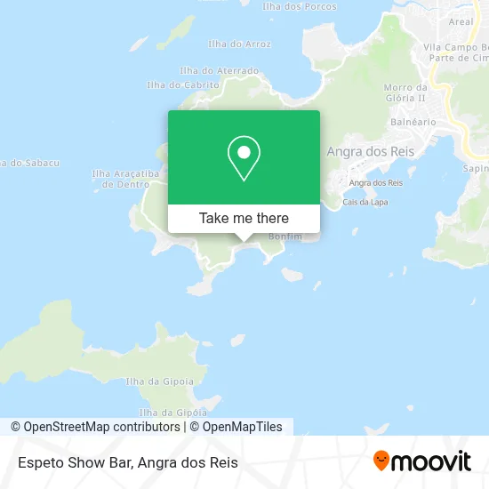 Espeto Show Bar map