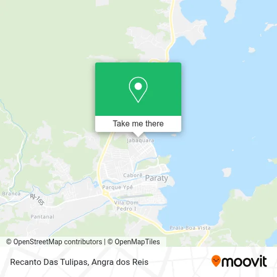 Recanto Das Tulipas map