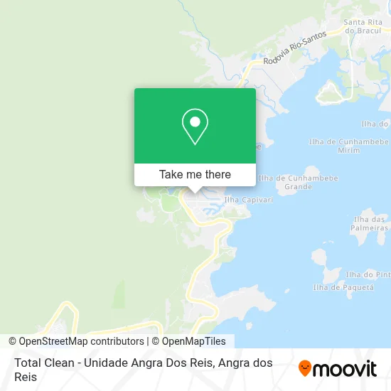 Total Clean - Unidade Angra Dos Reis map