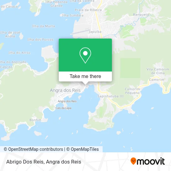 Abrigo Dos Reis map
