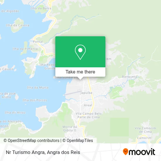 Nr Turismo Angra map
