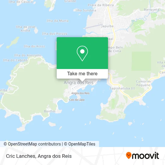 Cric Lanches map