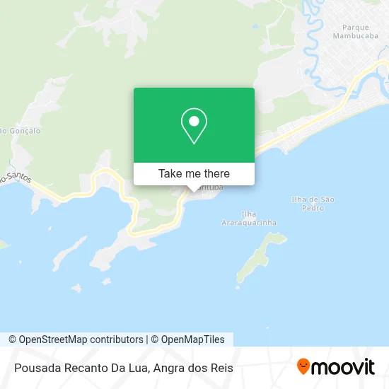 Pousada Recanto Da Lua map