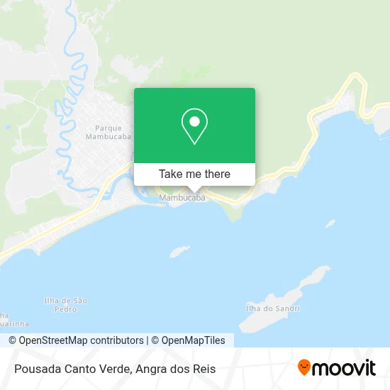 Pousada Canto Verde map