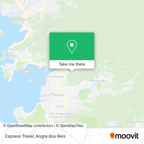 Express Travel map