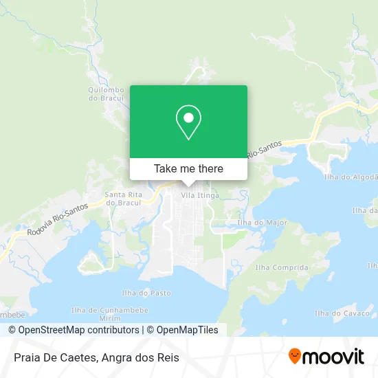 Praia De Caetes map