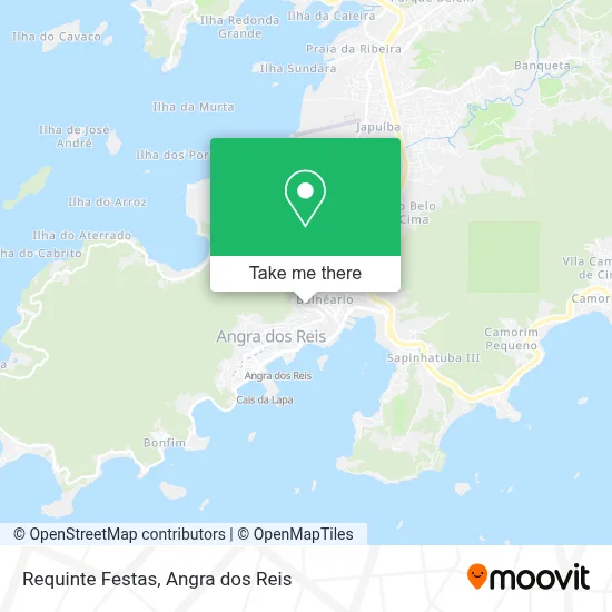Requinte Festas map