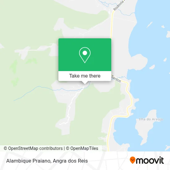 Alambique Praiano map