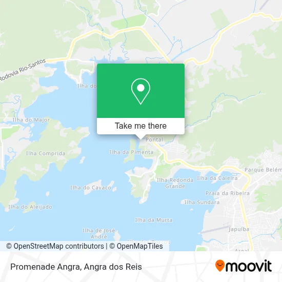 Promenade Angra map