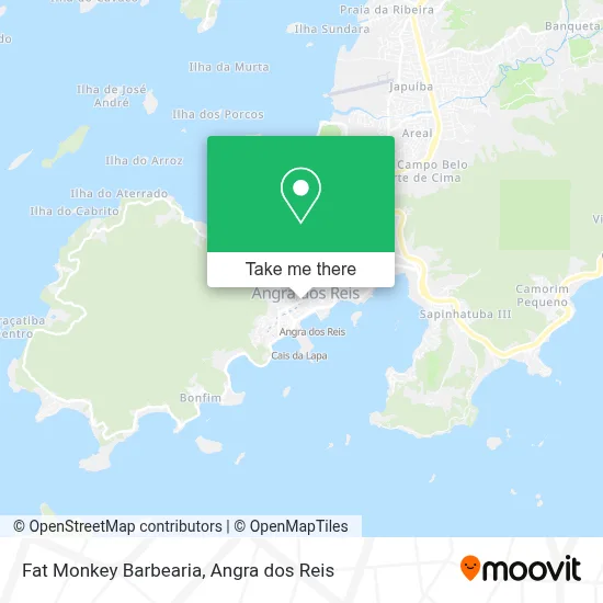 Fat Monkey Barbearia map