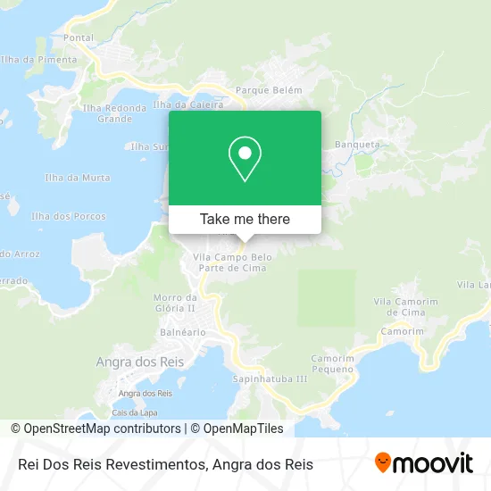 Rei Dos Reis Revestimentos map