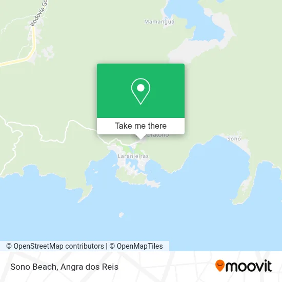 Sono Beach map
