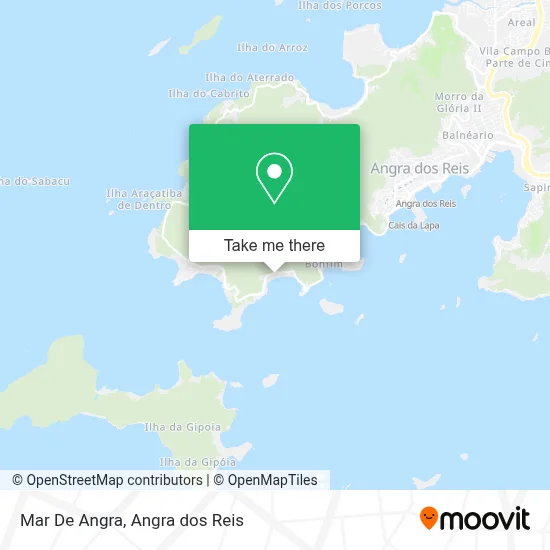 Mar De Angra map