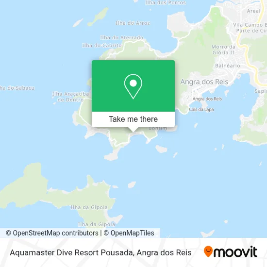 Aquamaster Dive Resort Pousada map