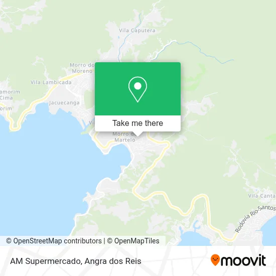 AM Supermercado map