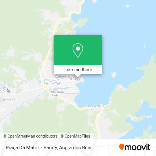 Praça Da Matriz - Paraty map