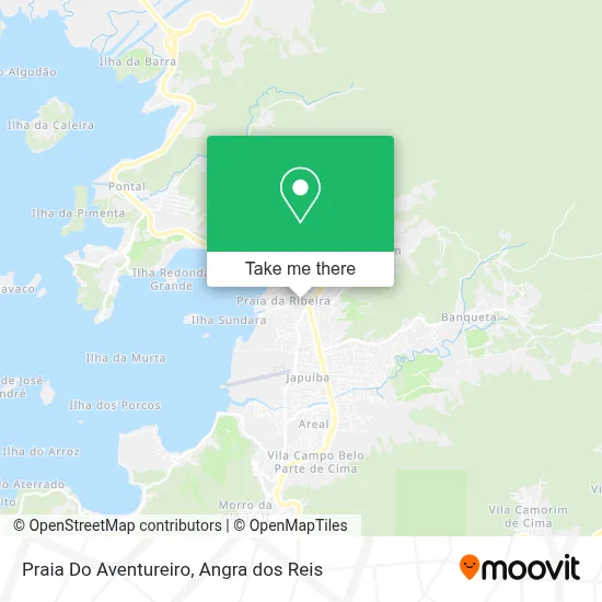 Praia Do Aventureiro map