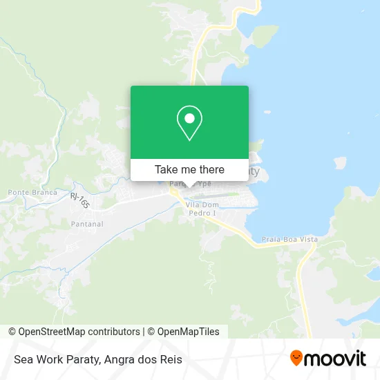 Sea Work Paraty map